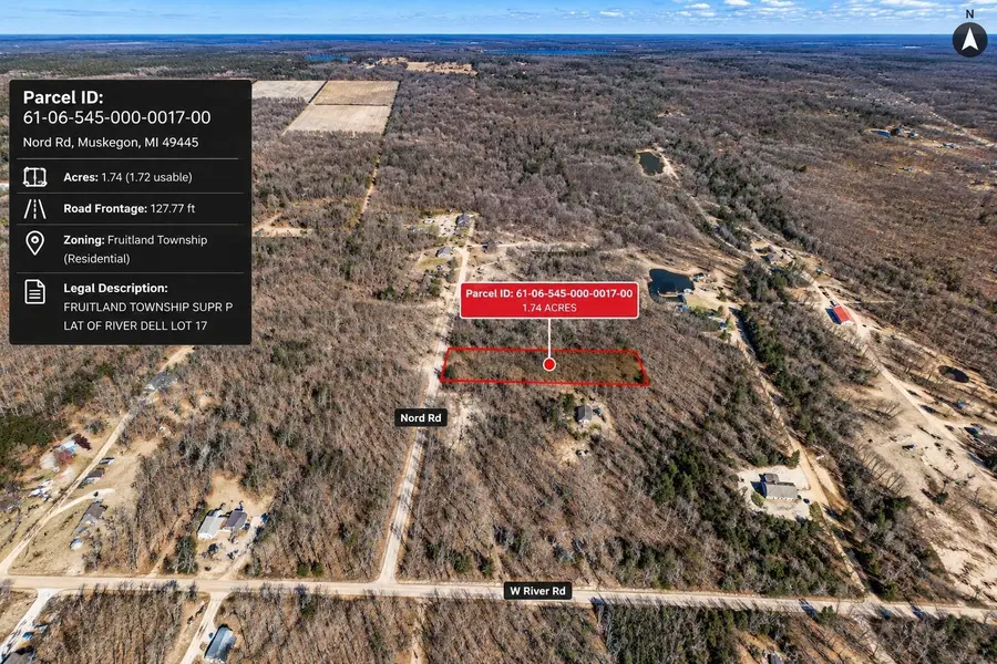 0 Nord Road, Muskegon, MI 49445 - #3