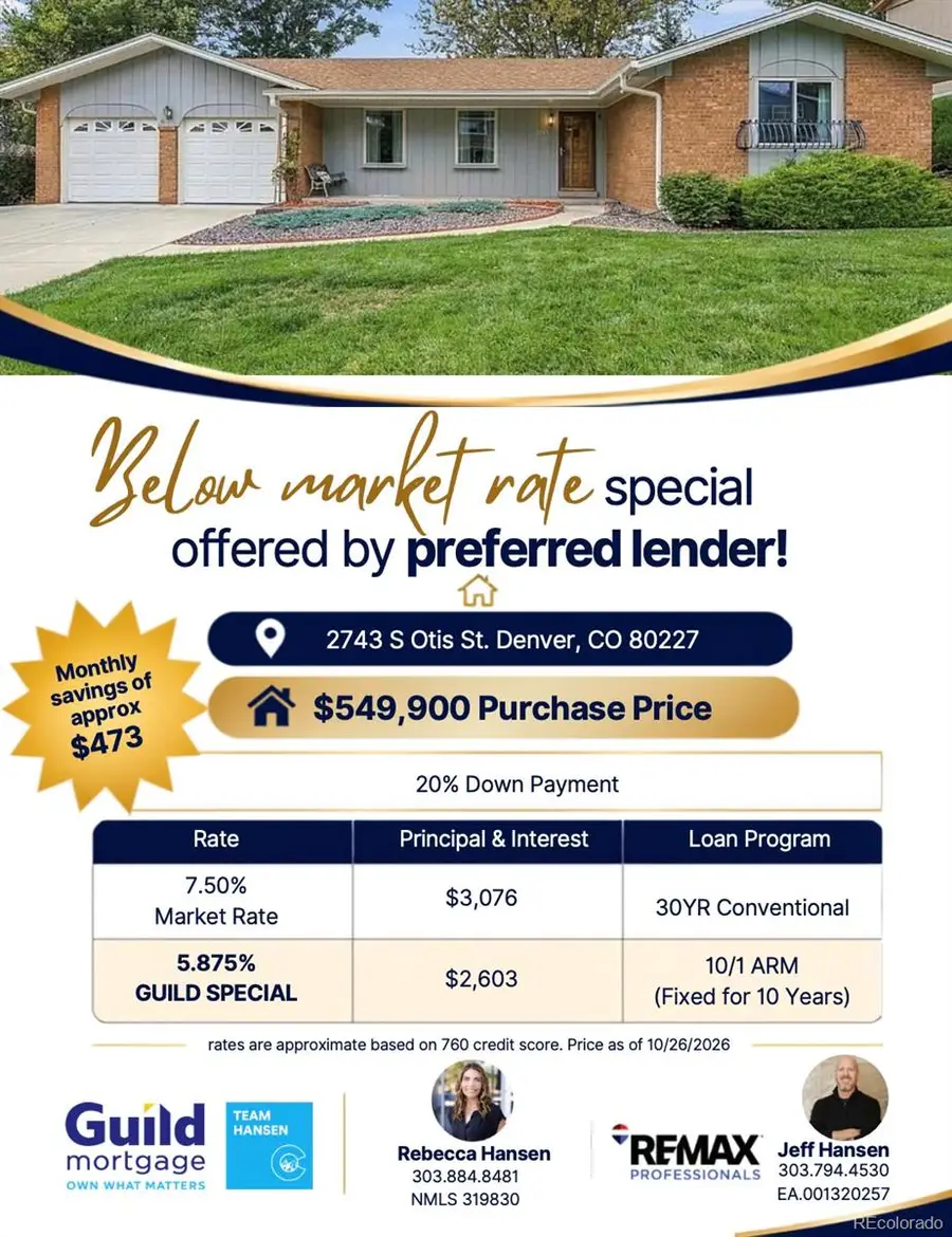 2743 S Otis, Denver, CO 80227 - #2