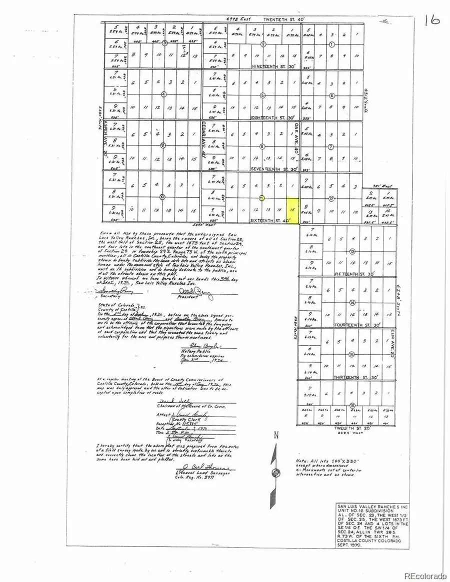 Lot 15 Oak & Sixteenth Street, Blanca, CO 81123 - #2