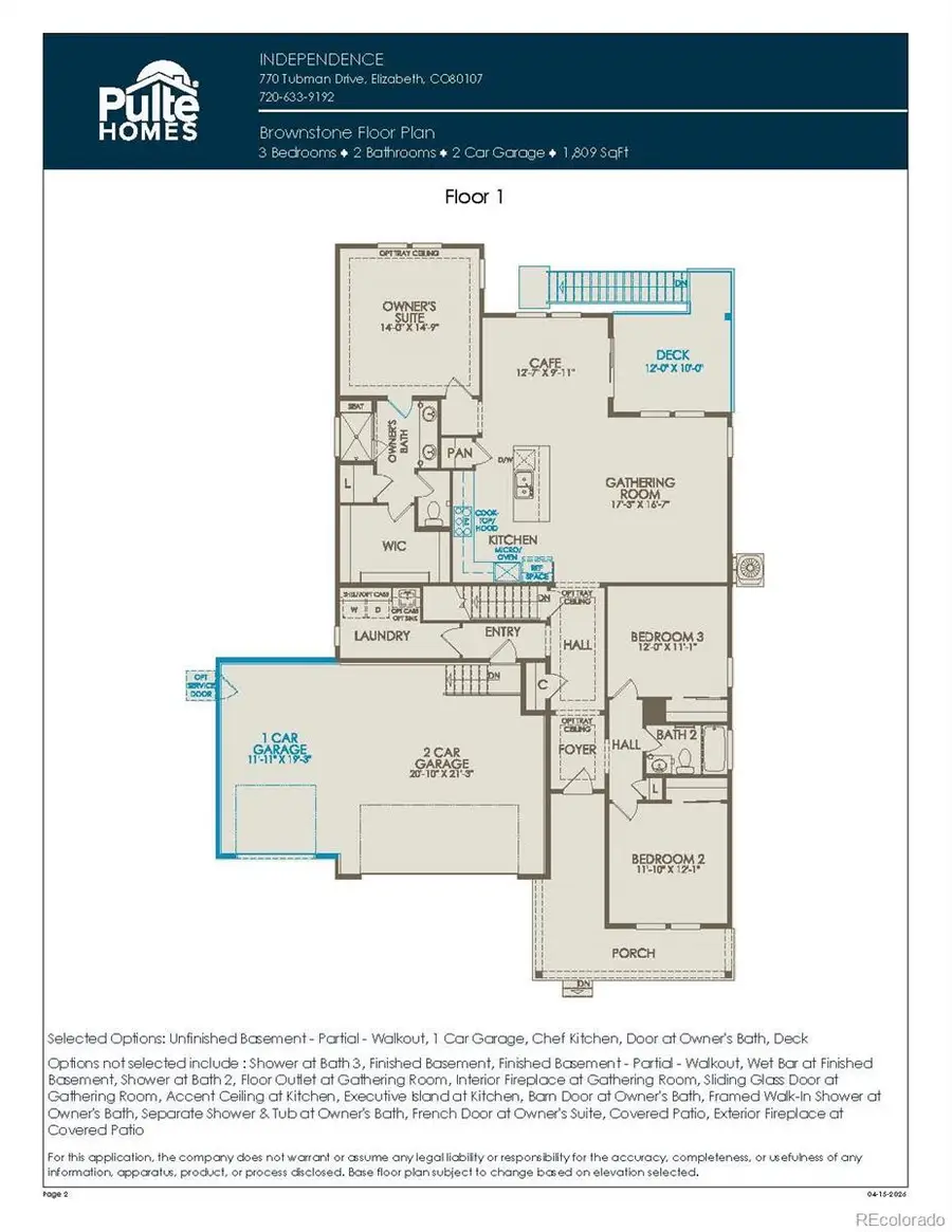 703 Pershing Point, Elizabeth, CO 80107 - #3