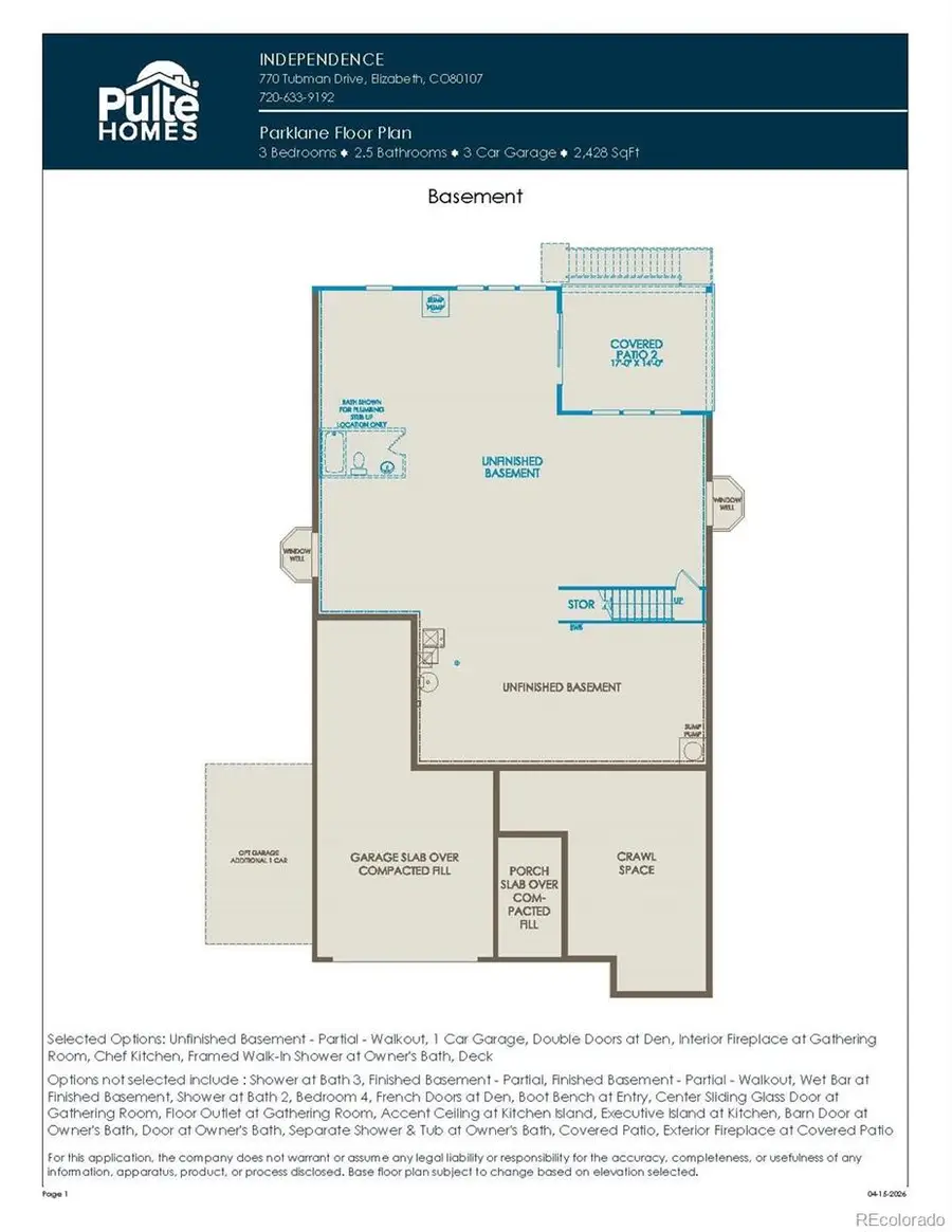 713 Pershing Point, Elizabeth, CO 80107 - #2