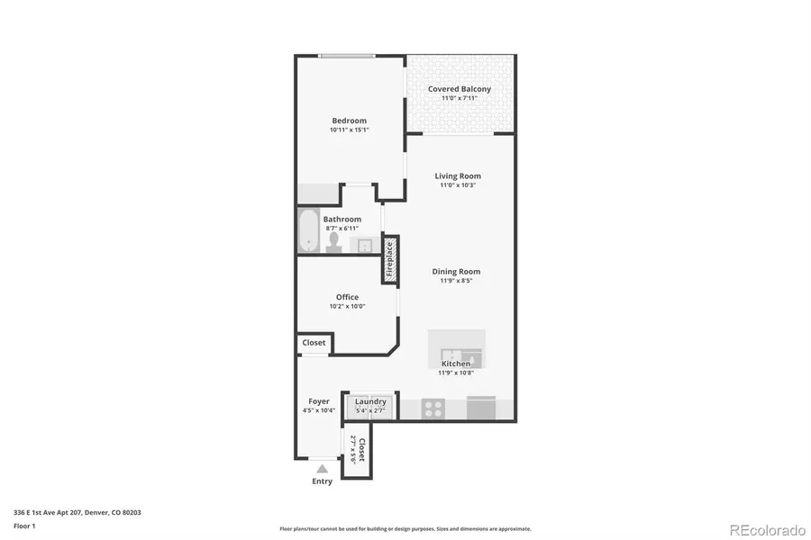 336 E 1st Avenue #207, Denver, CO 80203 - Image #3