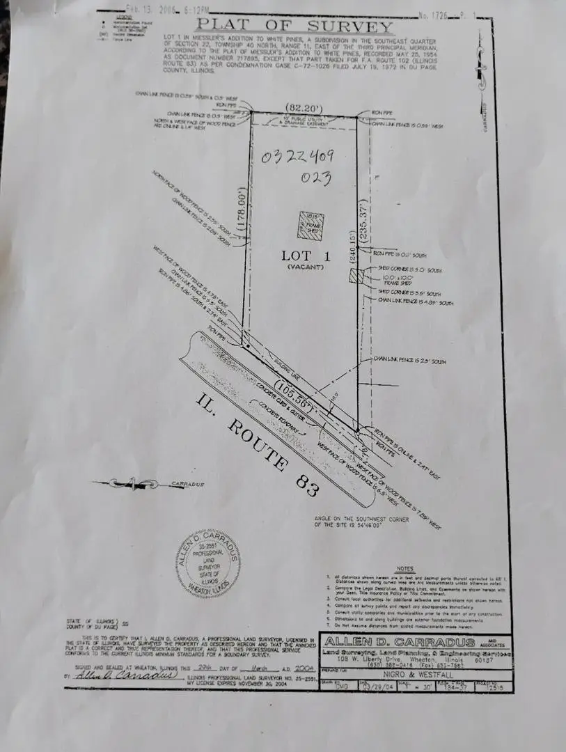 17w174 LOT 1 Woodland Avenue, Bensenville, IL 60106 - Image #1