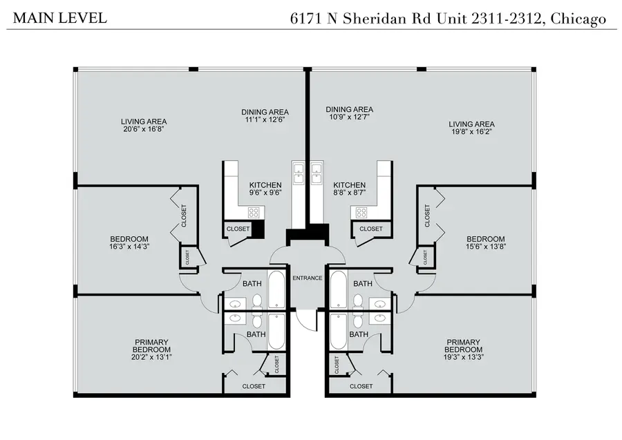 6171 N Sheridan Road #2311-2312, Chicago, IL 60660 - #2