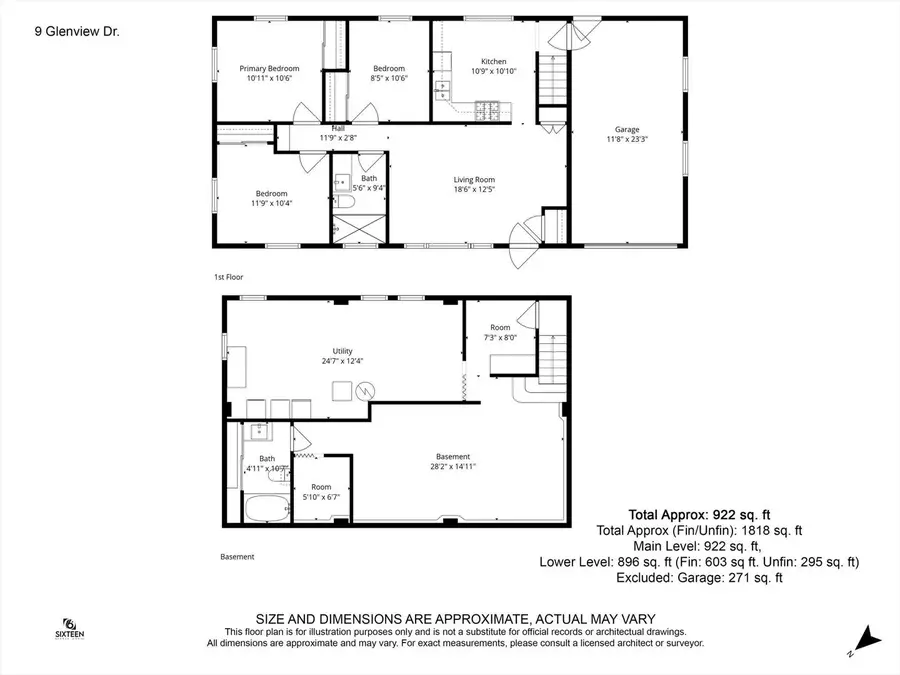 9 Glenview Drive, Decatur, IL 62521 - #3