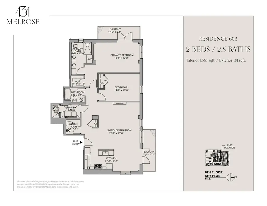 434 W Melrose Street #602, Chicago, IL 60657 - #2