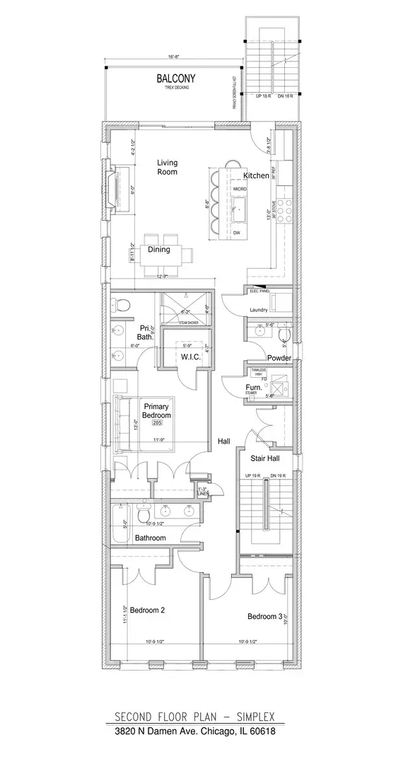 3820 N Damen Avenue #2, Chicago, IL 60618 - #3
