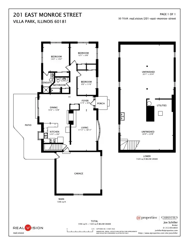 201 E Monroe Avenue, Villa Park, IL 60181 - #2