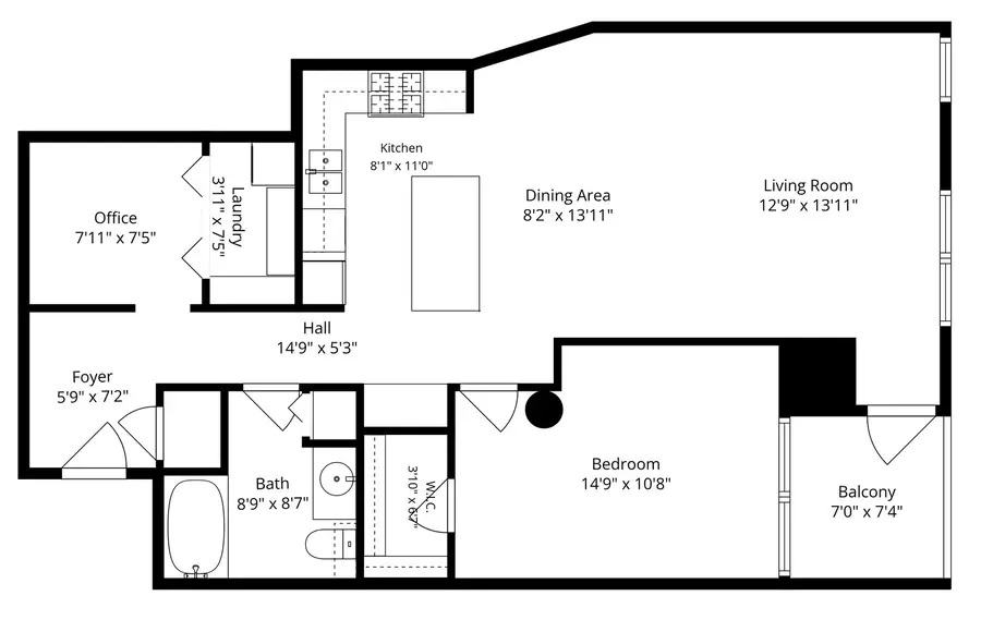 1255 S State Street #708, Chicago, IL 60605 - #2
