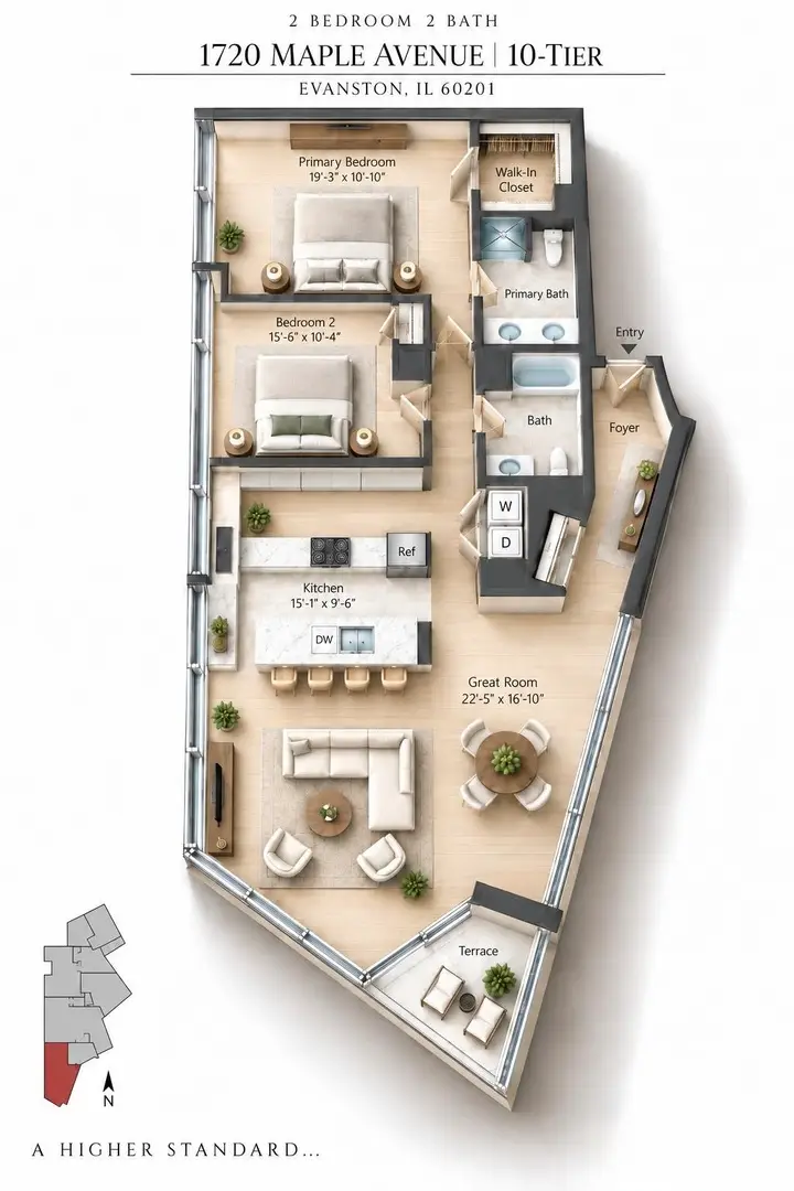 1720 Maple Avenue #910, Evanston, IL 60201 - #3