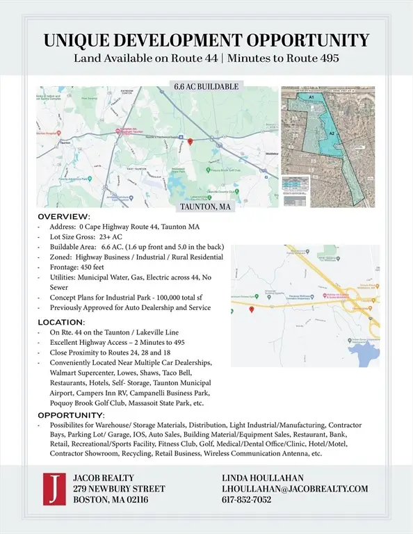 5 Parcels Cape Highway/ Route 44, Taunton, MA 02780 - Image #3