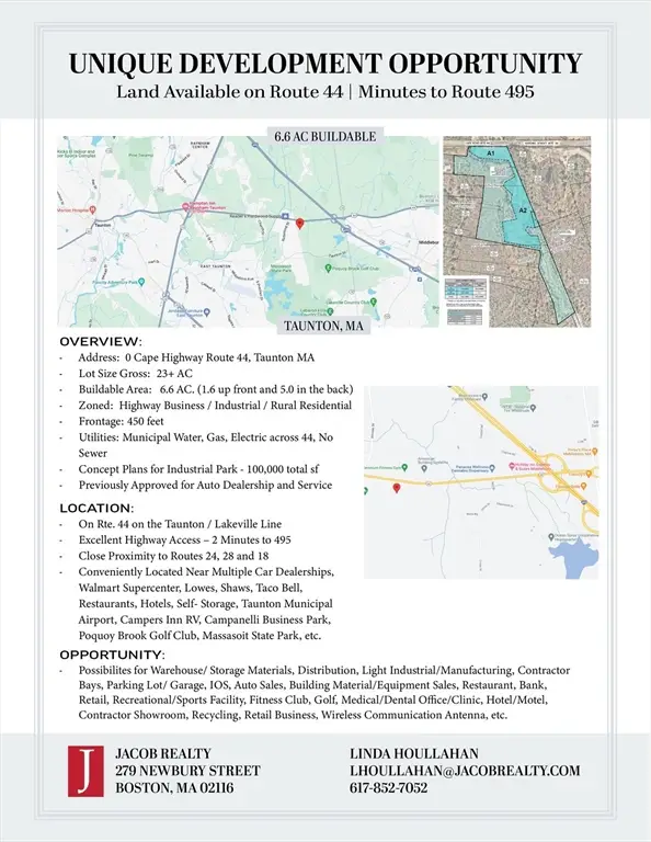 0 Cape Highway/ Route 44, Taunton, MA 02780 - Image #2