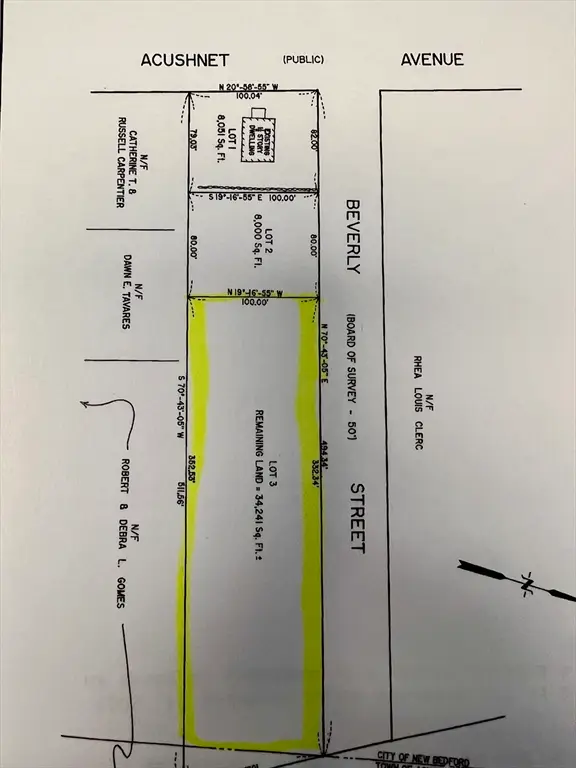 Lot 3 Beverly St, New Bedford, MA 02745