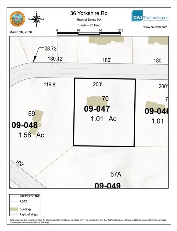 36 Yorkshire Rd, Dover, MA 02030