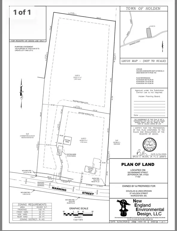 518 Manning St., Jefferson, MA 01522 - #2