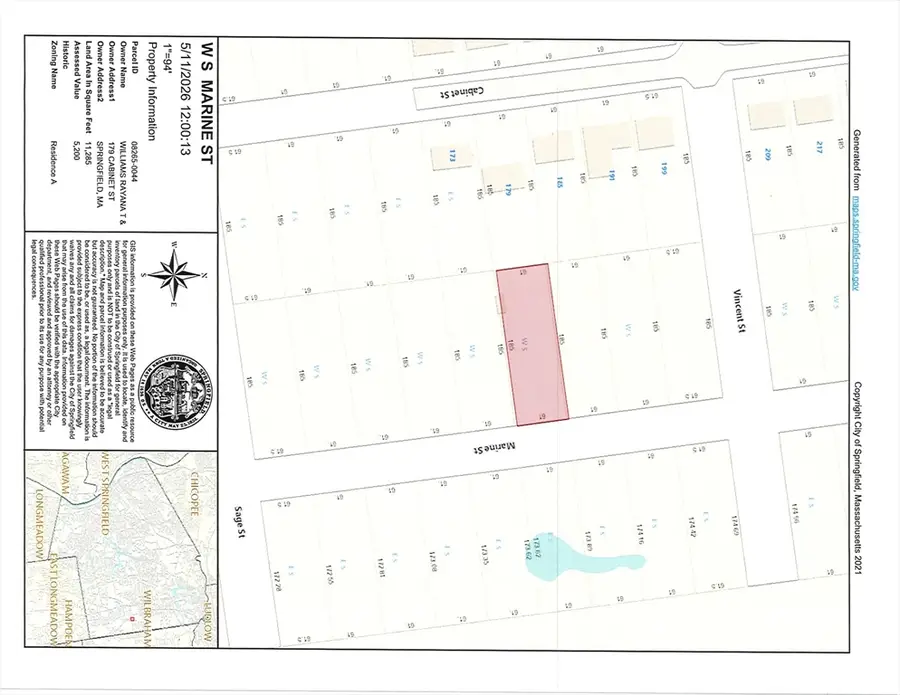 0 Marine Street, Springfield, MA 01101 - #2