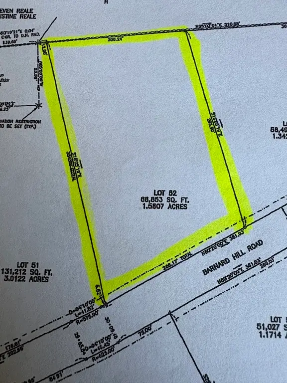 Lot 52A Barnard Hill Road, Boylston, MA 01505