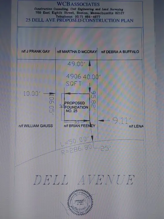 25 Dell, Boston, MA 02136