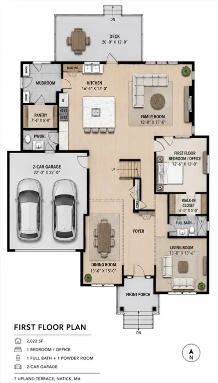 7 Upland Terrace, Natick, MA 01760 - #3