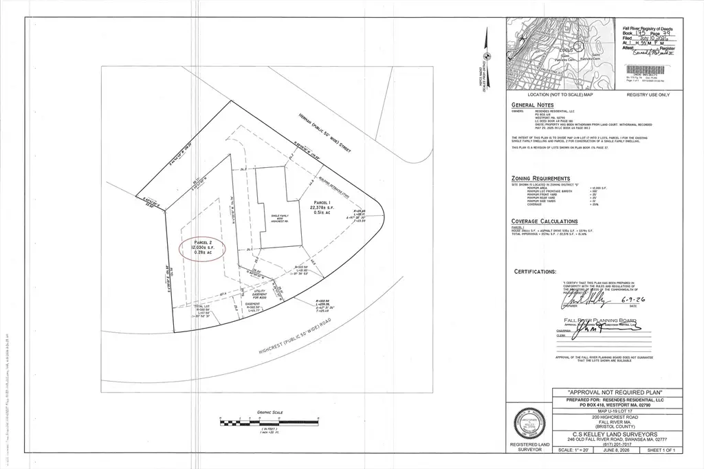 Parcel 2 Highcrest Rd, Fall River, MA 02720 - #1