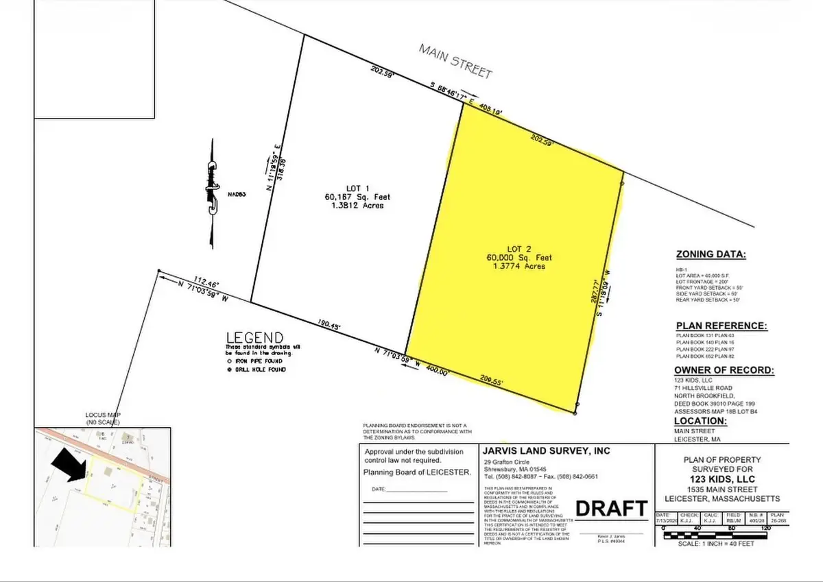 1535 Main Lot 2, Leicester, MA 01524 - #1