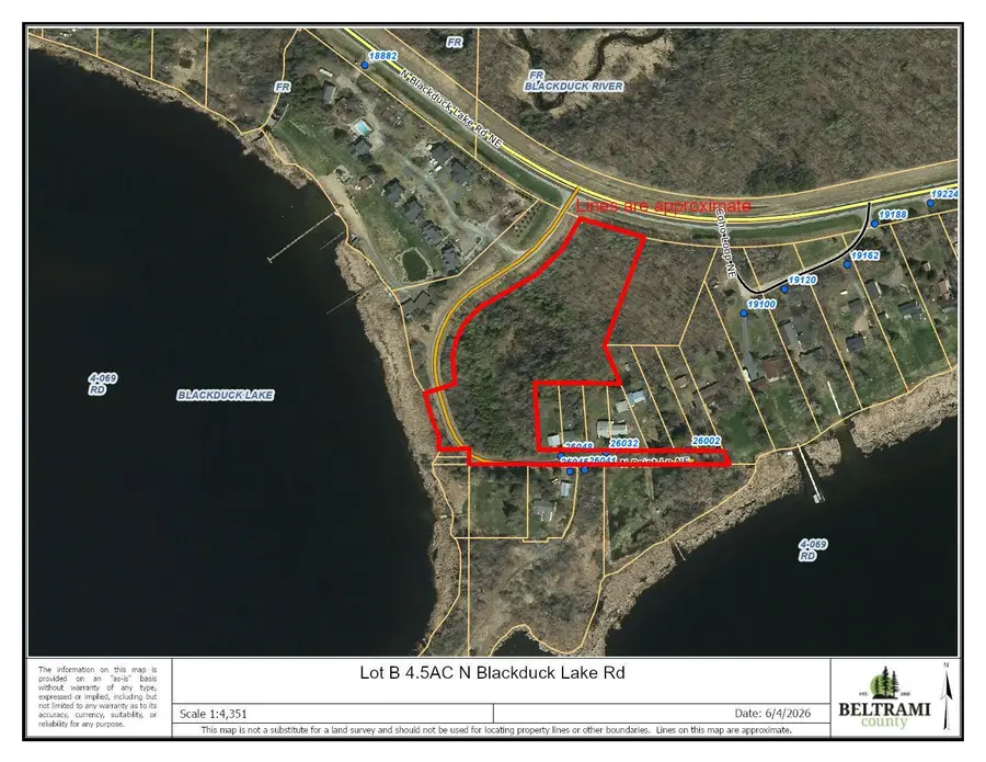 Lot B 4.5AC N Blackduck Lake Road Ne, Hines, MN 56647 - #2