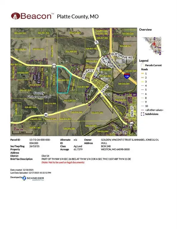 Mo Hwy 273 Highway, Tracy, MO 64079