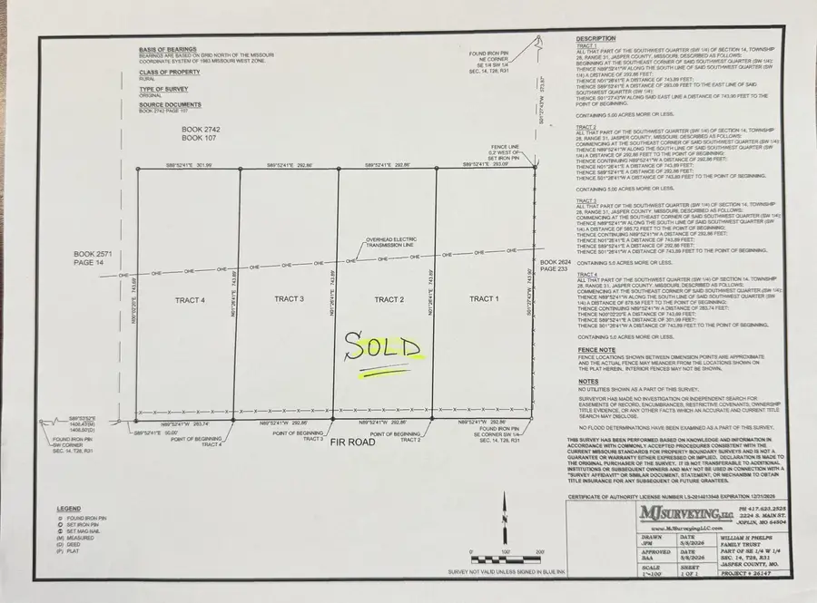 Tract 1 E Fir Road #146014000000014000, Carthage, MO 64836 - #2