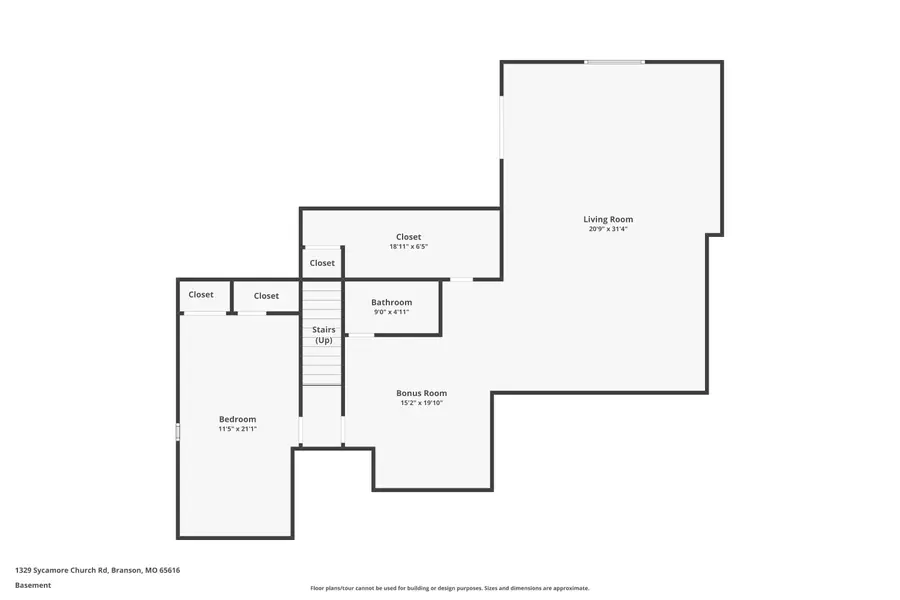 1329 Sycamore Church Road, Branson, MO 65616 - #3