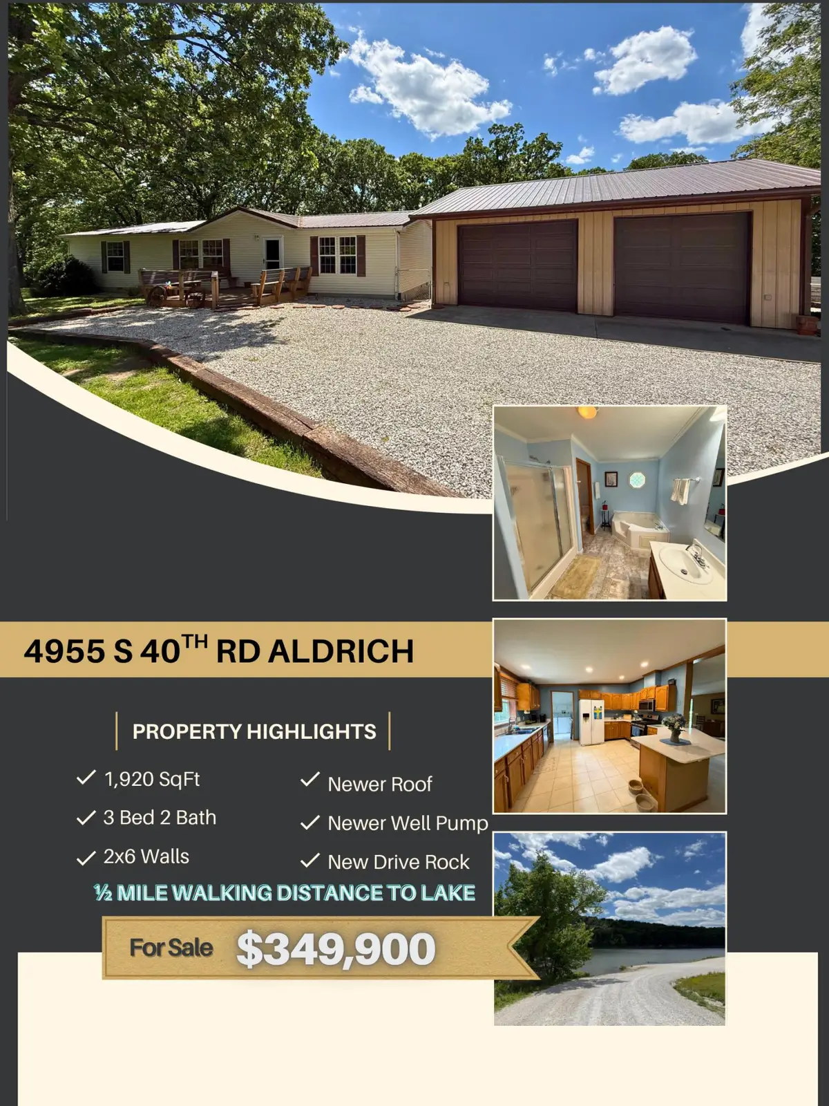4955 S 40th Road, Aldrich, MO 65601 - #1