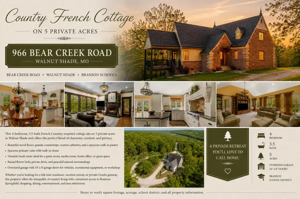 966 Bear Creek Road, Walnut Shade, MO 65771
