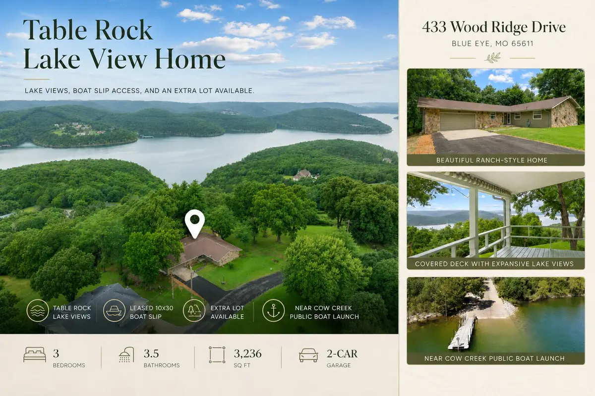 433 Wood Ridge Drive, Blue Eye, MO 65611 - #1