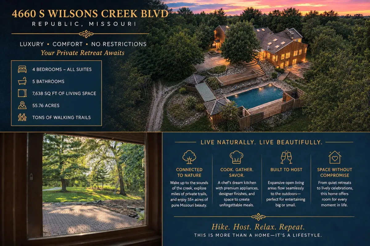 4660 S Wilsons Creek Boulevard, Republic, MO 65738 - #1