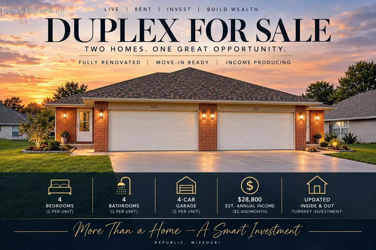 1127 N Northwood Avenue #1127 & 1131, Republic, MO 65738 - #1