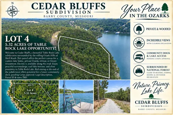 Lot 4 Cedar Bluff Lane, Shell Knob, MO 65747