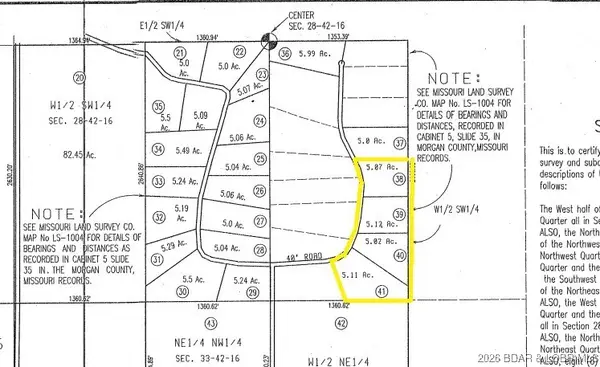Lots 37-41 Chas-merkle Estates, Barnett, MO 65011