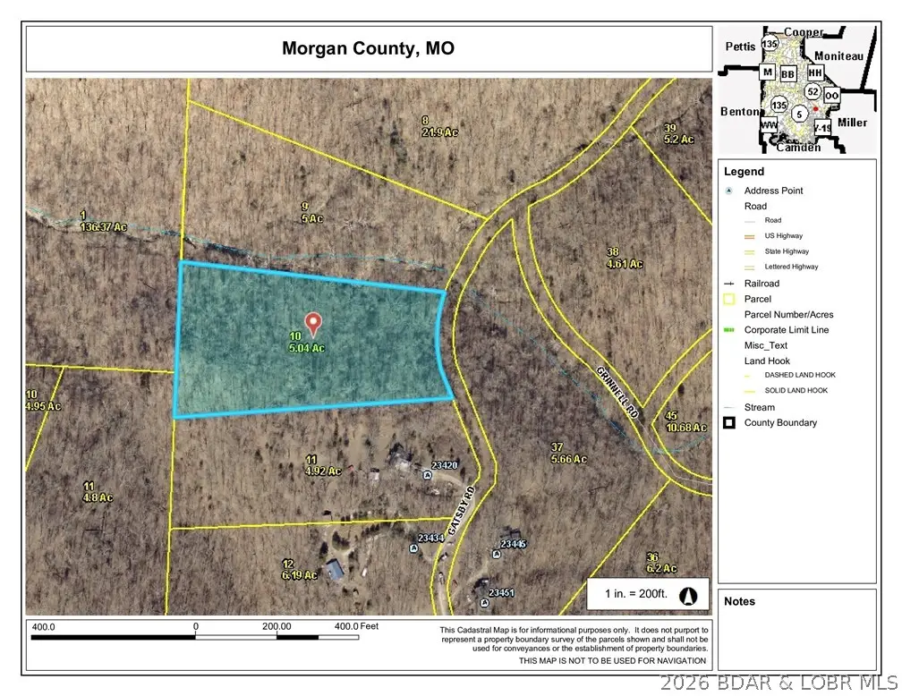 5.04 ac Gatsby Road, Barnett, MO 65011 - #1