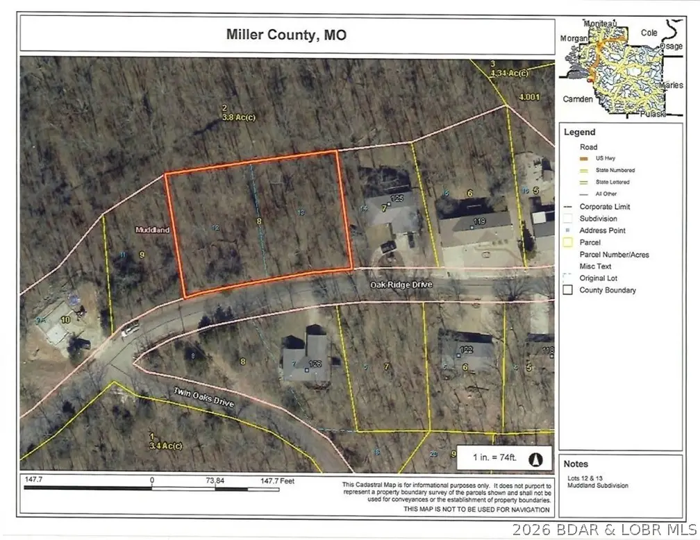 Lots 12 & 13 Oak Ridge Road, Lake Ozark, MO 65049 - #1