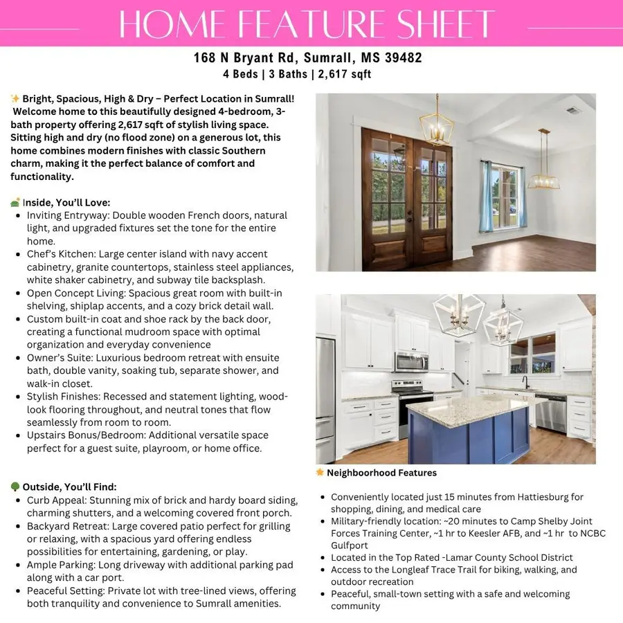 168 N Bryant Rd., Sumrall, MS 39482 - Image #2