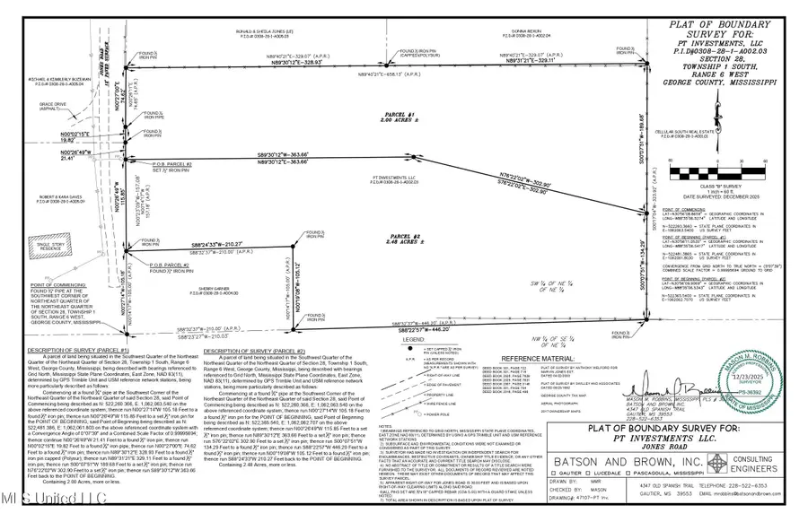 2.48ac Jones Road, Lucedale, MS 39452 - Image #2