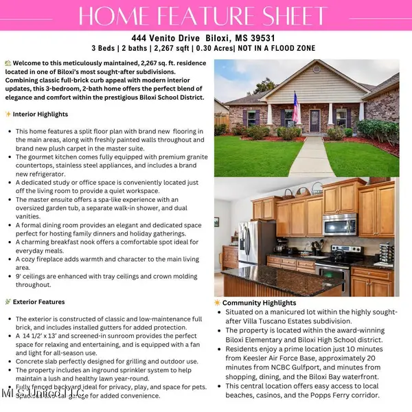 444 Venito Drive, Biloxi, MS 39531