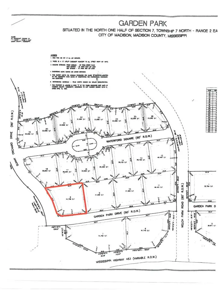 0 Garden Park Drive, Madison, MS 39110 - #2