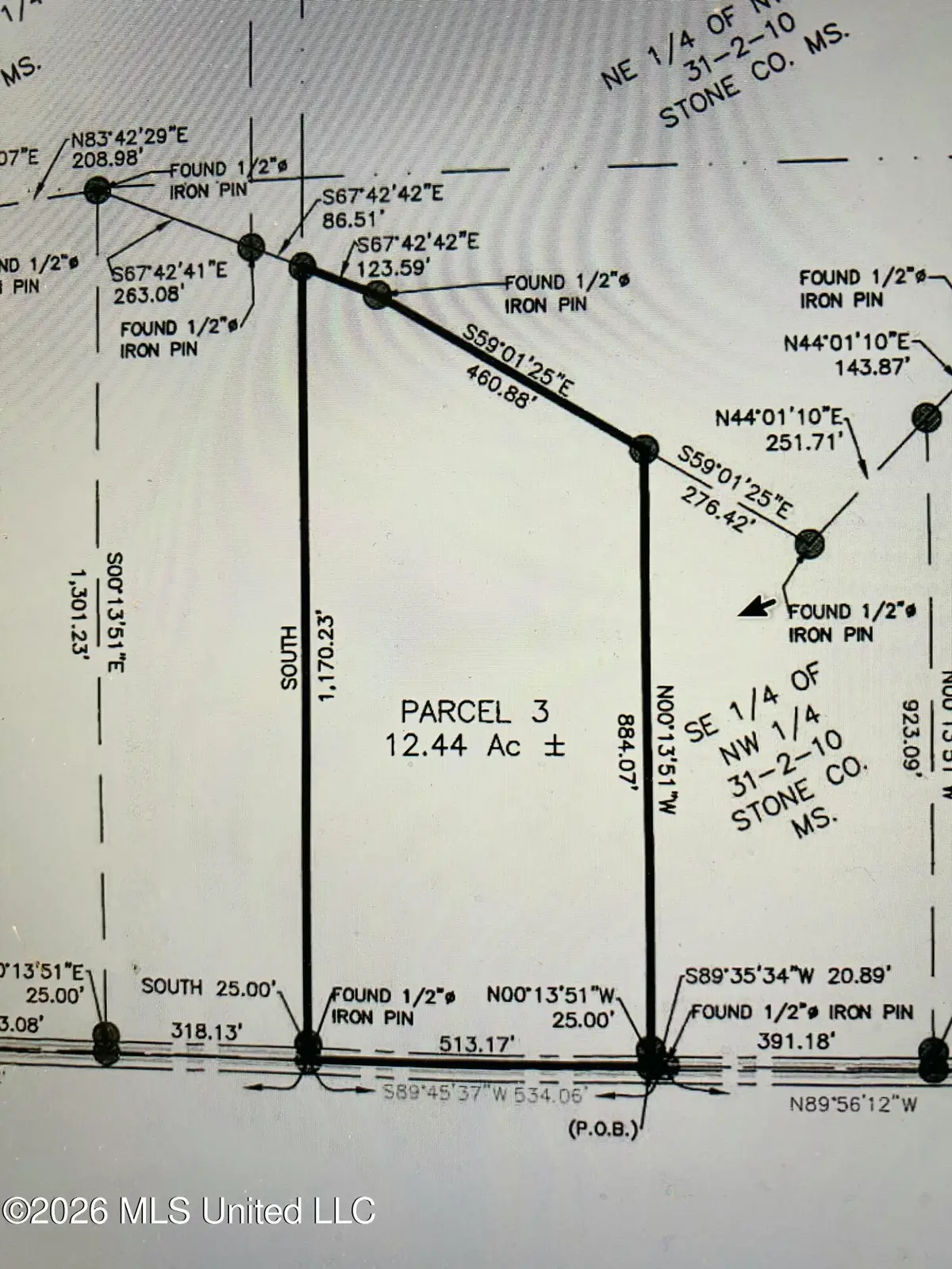 Parcel 3 Cox Road, Wiggins, MS 39577 - #1