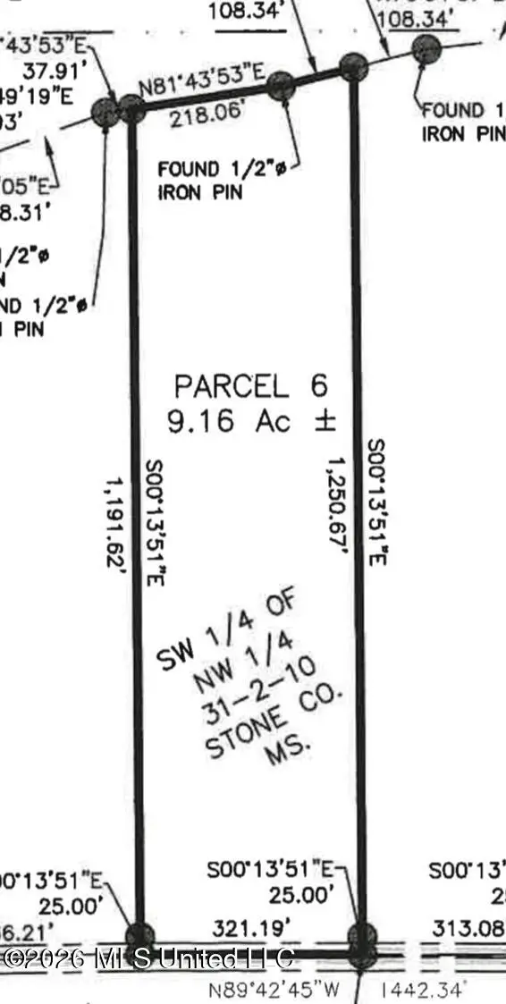 Parcel 6 Cox Road, Wiggins, MS 39577