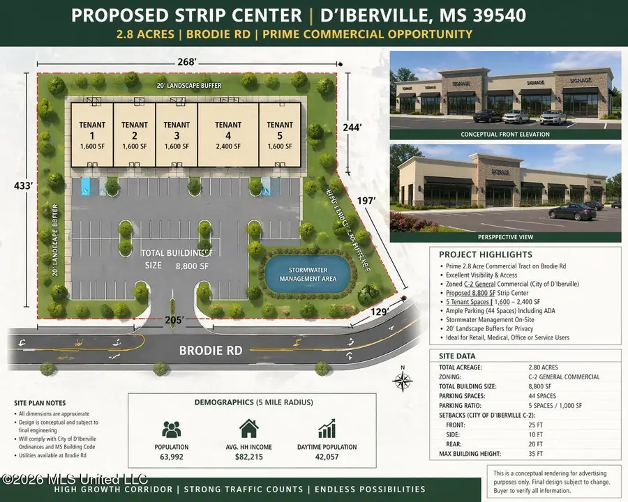 0 Brodie Road, Diberville, MS 39540 - #2