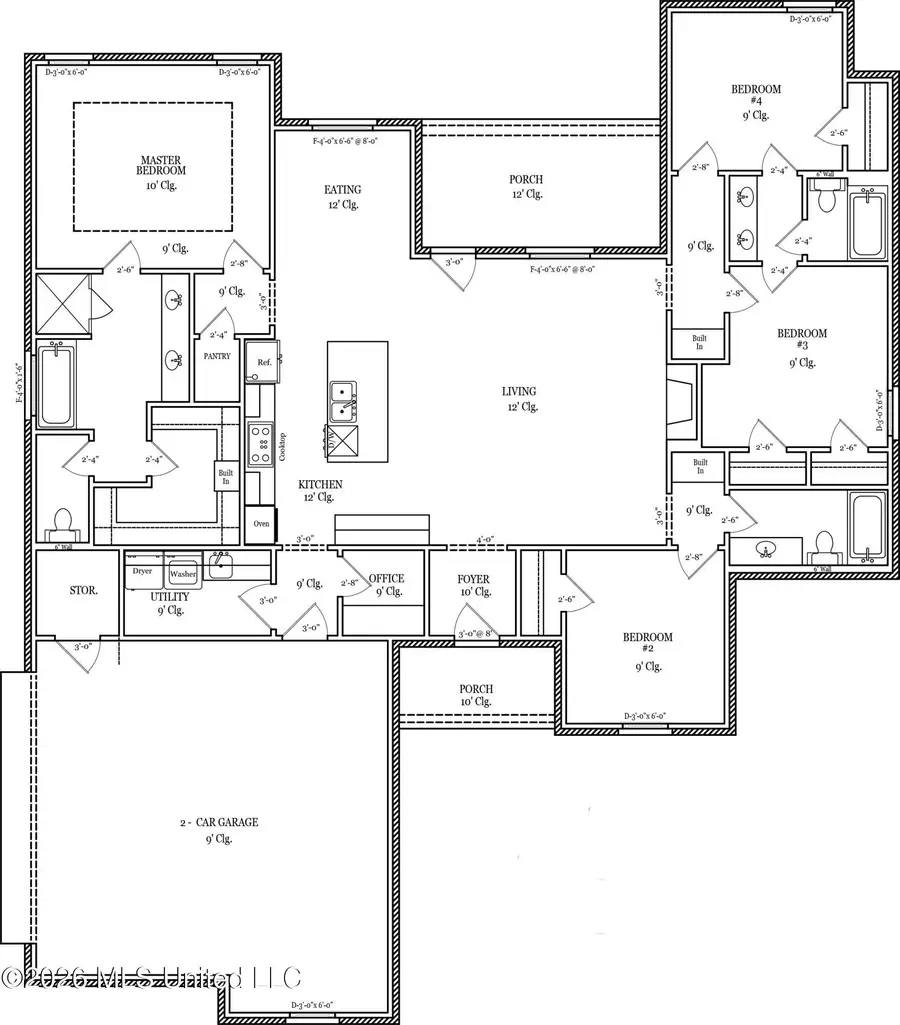 401 Ashby Drive, Florence, MS 39073 - #2