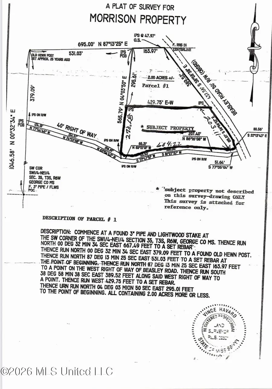 2.88ac Morrison Drive, Lucedale, MS 39452 - #3