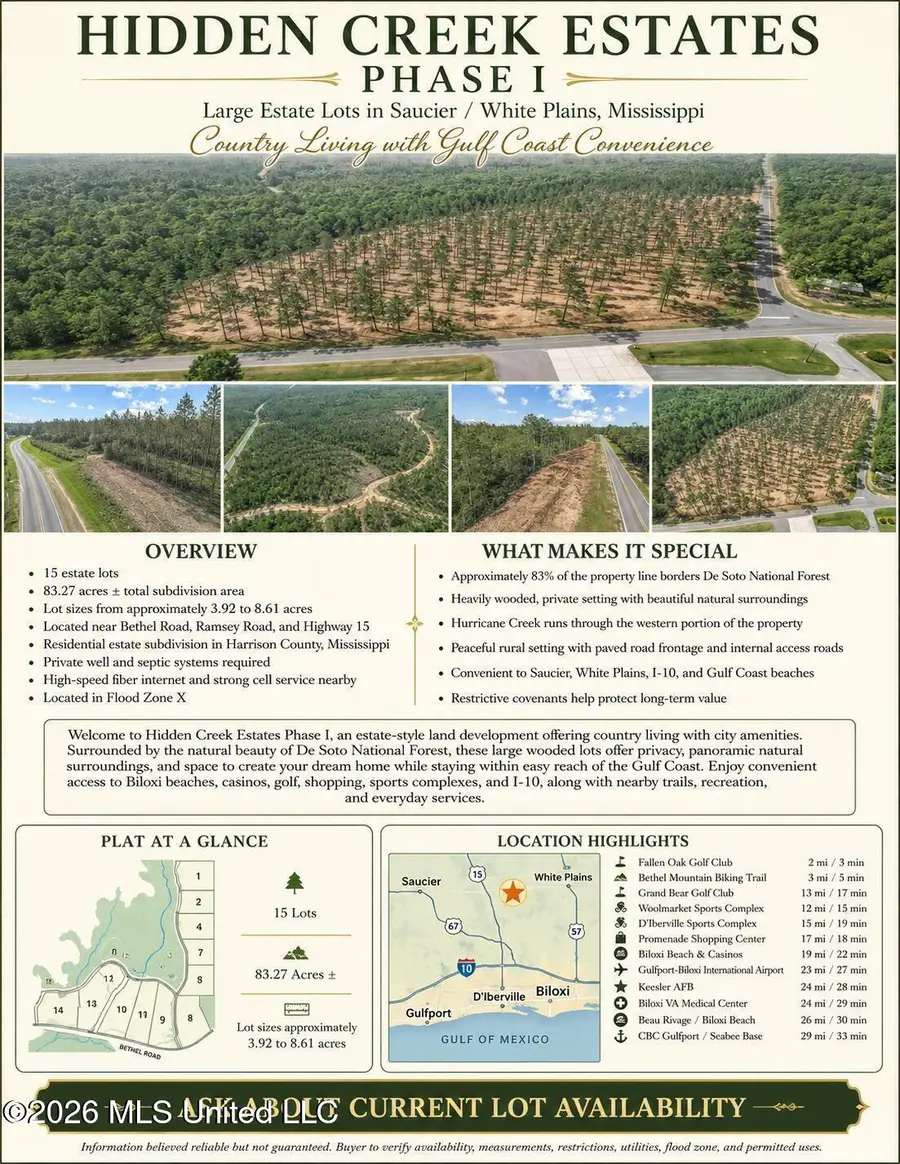 Nhn Lot 14 Bethel Road, Saucier, MS 39574 - #3