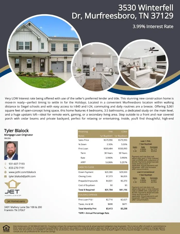 3530 Winterfell Drive, Murfreesboro, TN 37129 - Image #2