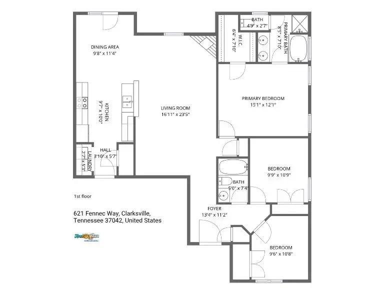 621 Fennec Way, Clarksville, TN 37042 - #2